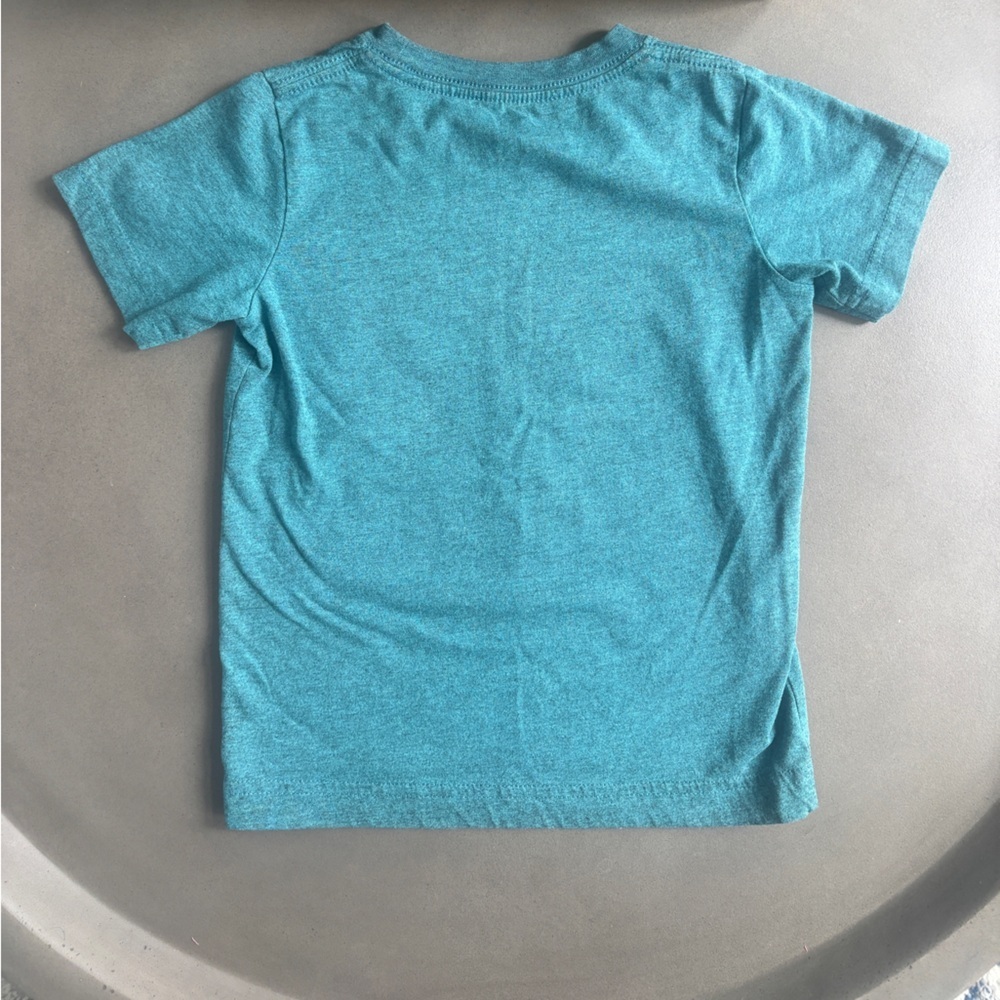 Hurley Kids Teal Graphic T-Shirt Size 4/5 - Picture 2 of 5